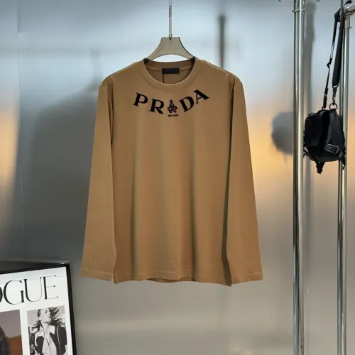 Prada T-Shirts Long Sleeved For Men #1393462 $80.00 USD, Wholesale Replica Prada T-Shirts