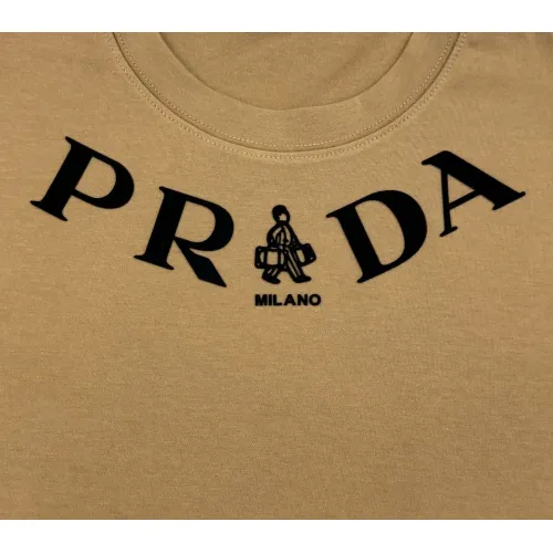 Replica Prada T-Shirts Long Sleeved For Men #1393462 $80.00 USD for Wholesale
