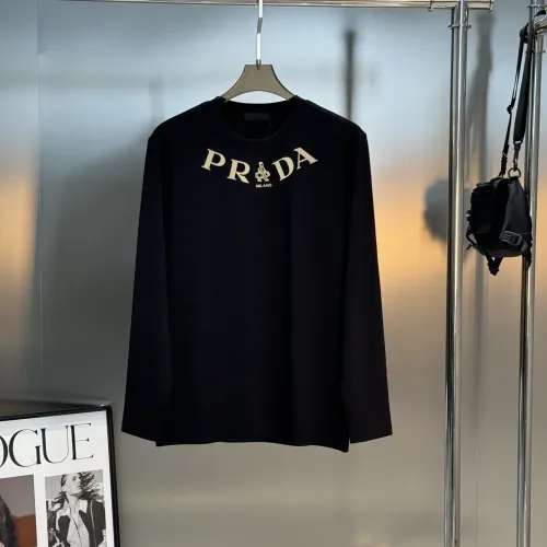 Prada T-Shirts Long Sleeved For Men #1393463 $80.00 USD, Wholesale Replica Prada T-Shirts