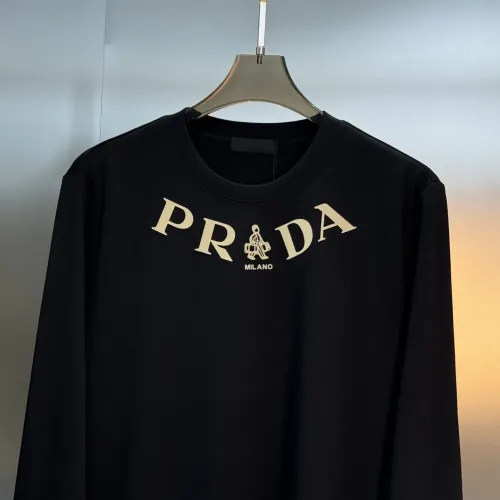 Replica Prada T-Shirts Long Sleeved For Men #1393463 $80.00 USD for Wholesale