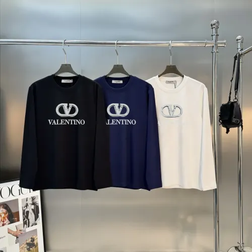 Replica Valentino T-Shirts Long Sleeved For Men #1393480 $82.00 USD for Wholesale
