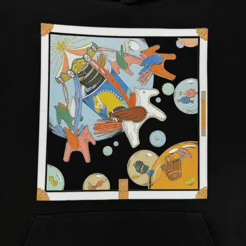 Replica Hermes Hoodies Long Sleeved For Men #1393491 $92.00 USD for Wholesale