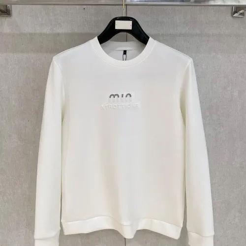 MIU MIU Hoodies Long Sleeved For Men #1393626 $82.00 USD, Wholesale Replica MIU MIU Hoodies