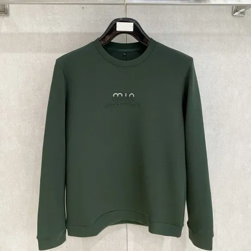 MIU MIU Hoodies Long Sleeved For Men #1393627 $82.00 USD, Wholesale Replica MIU MIU Hoodies