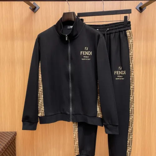 Fendi Tracksuits Long Sleeved For Men #1393654 $128.00 USD, Wholesale Replica Fendi Tracksuits