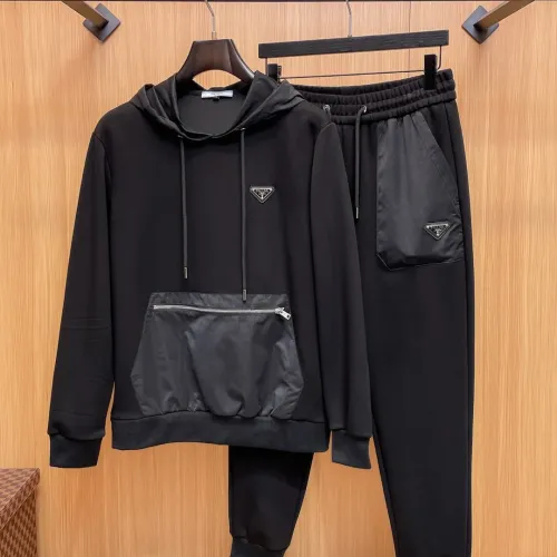 Prada Tracksuits Long Sleeved For Men #1393661 $128.00 USD, Wholesale Replica Prada Tracksuits