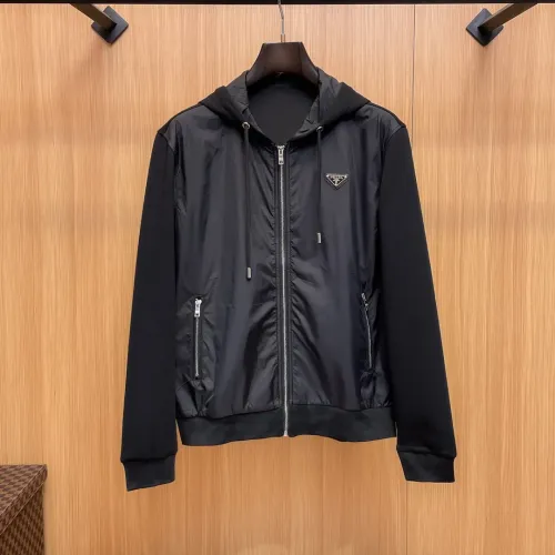 Replica Prada Tracksuits Long Sleeved For Men #1393667 $128.00 USD for Wholesale