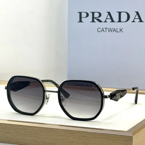 Prada AAA Quality Sunglasses #1393887 $64.00 USD, Wholesale Replica Prada AAA Quality Sunglasses