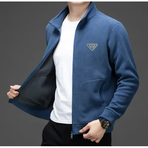 Prada Jackets Long Sleeved For Men #1393945 $64.00 USD, Wholesale Replica Prada Jackets