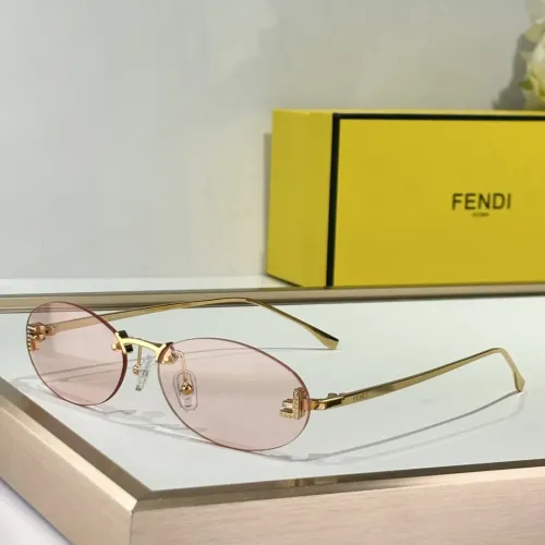 Fendi AAA Quality Sunglasses #1393996 $64.00 USD, Wholesale Replica Fendi AAA Quality Sunglasses