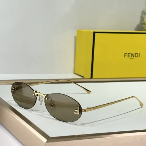 Fendi AAA Quality Sunglasses #1394001 $64.00 USD, Wholesale Replica Fendi AAA Quality Sunglasses