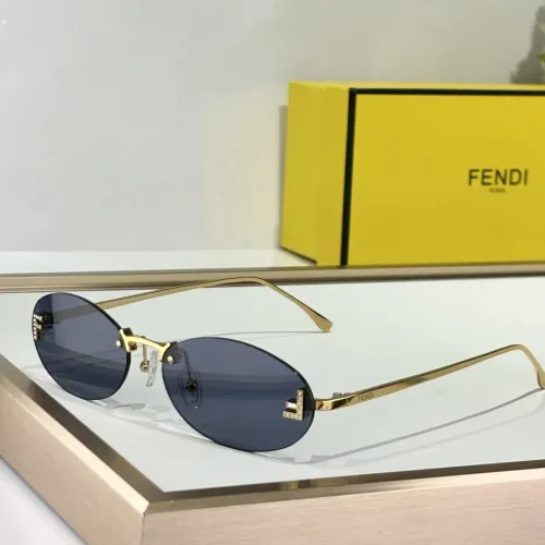 Fendi AAA Quality Sunglasses #1394003 $64.00 USD, Wholesale Replica Fendi AAA Quality Sunglasses