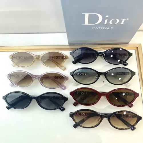 Replica Christian Dior AAA Quality Sunglasses #1394019 $56.00 USD for Wholesale