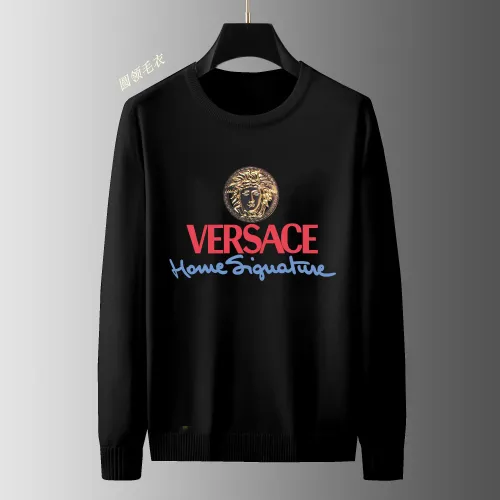 Versace Sweaters Long Sleeved For Men #1394109 $48.00 USD, Wholesale Replica Versace Sweaters
