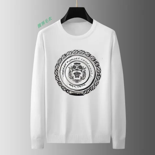 Versace Sweaters Long Sleeved For Men #1394127 $48.00 USD, Wholesale Replica Versace Sweaters