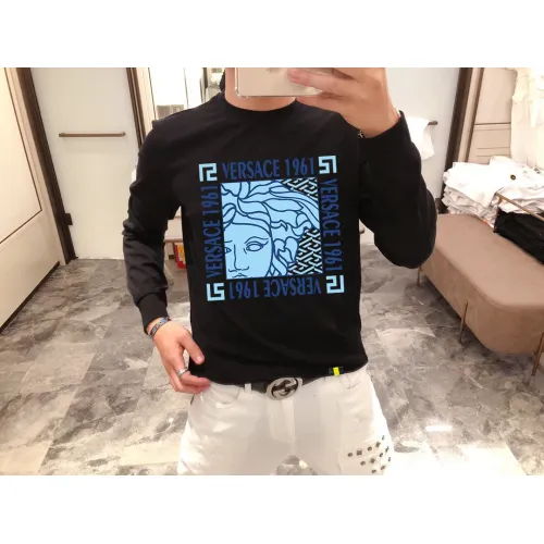 Versace Hoodies Long Sleeved For Men #1394368 $48.00 USD, Wholesale Replica Versace Hoodies