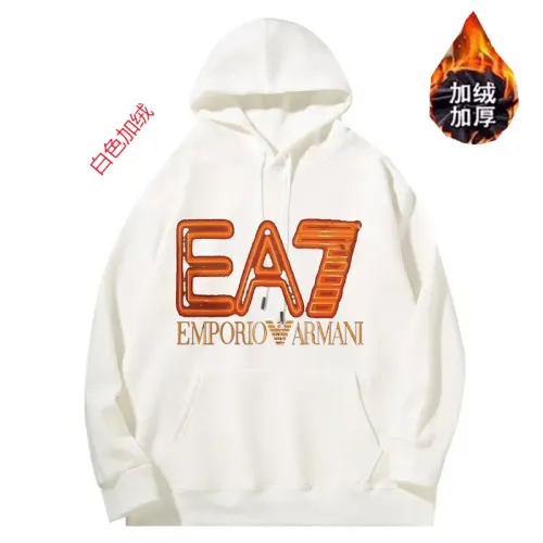 Armani Hoodies Long Sleeved For Unisex #1394451 $52.00 USD, Wholesale Replica Armani Hoodies
