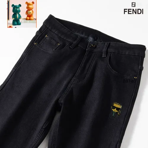 Replica Fendi Jeans For Men #1394532 $52.00 USD for Wholesale