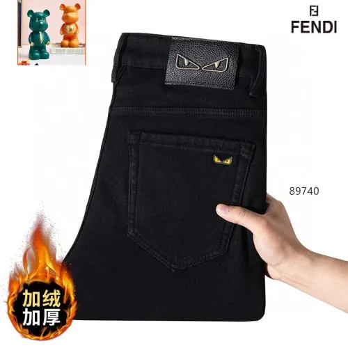 Replica Fendi Jeans For Men #1394532 $52.00 USD for Wholesale