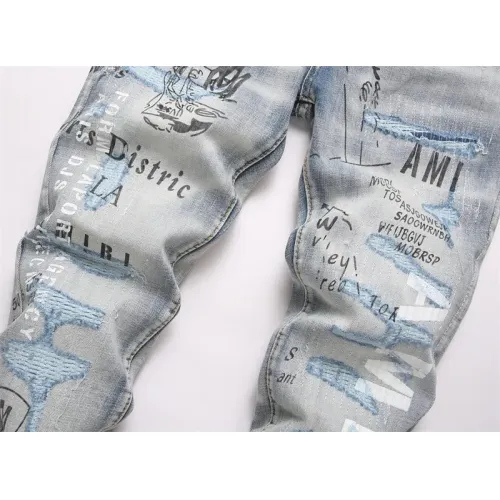 Replica Amiri Jeans For Men #1394570 $48.00 USD for Wholesale
