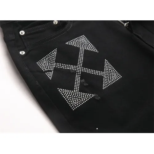 Replica Off-White Jeans For Men #1394577 $48.00 USD for Wholesale