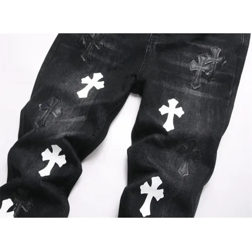 Replica Chrome Hearts Jeans For Men #1394580 $48.00 USD for Wholesale