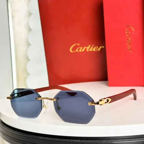 Cartier AAA Quality Sunglassess #1394588 $56.00 USD, Wholesale Replica Cartier AAA Quality Sunglassess