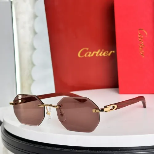 Cartier AAA Quality Sunglassess #1394590 $56.00 USD, Wholesale Replica Cartier AAA Quality Sunglassess