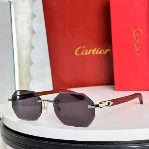 Cartier AAA Quality Sunglassess #1394591 $56.00 USD, Wholesale Replica Cartier AAA Quality Sunglassess