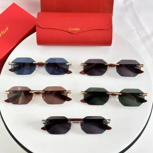 Replica Cartier AAA Quality Sunglassess #1394592 $56.00 USD for Wholesale