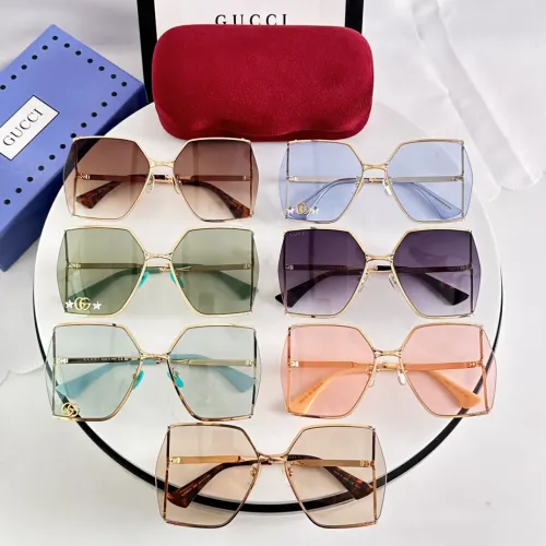 Replica Gucci AAA Quality Sunglasses #1394629 $48.00 USD for Wholesale