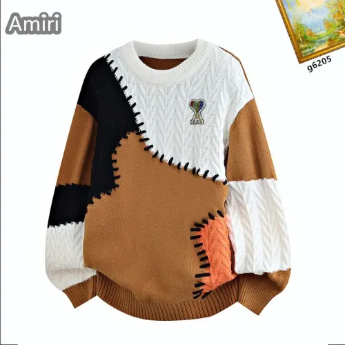 Amiri Sweaters Long Sleeved For Men #1394643 $48.00 USD, Wholesale Replica Amiri Sweaters