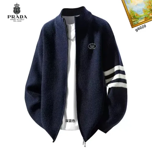 Prada Sweaters Long Sleeved For Men #1394694 $48.00 USD, Wholesale Replica Prada Sweaters