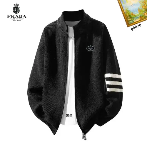 Prada Sweaters Long Sleeved For Men #1394695 $48.00 USD, Wholesale Replica Prada Sweaters