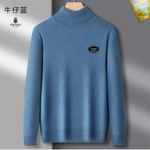 Prada Sweaters Long Sleeved For Men #1394795 $42.00 USD, Wholesale Replica Prada Sweaters