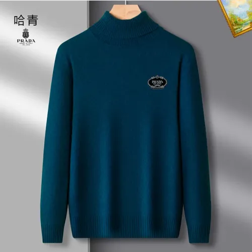 Prada Sweaters Long Sleeved For Men #1394796 $42.00 USD, Wholesale Replica Prada Sweaters