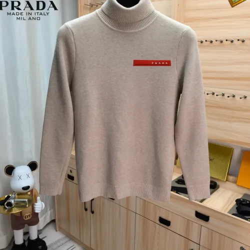 Prada Sweaters Long Sleeved For Men #1395047 $48.00 USD, Wholesale Replica Prada Sweaters