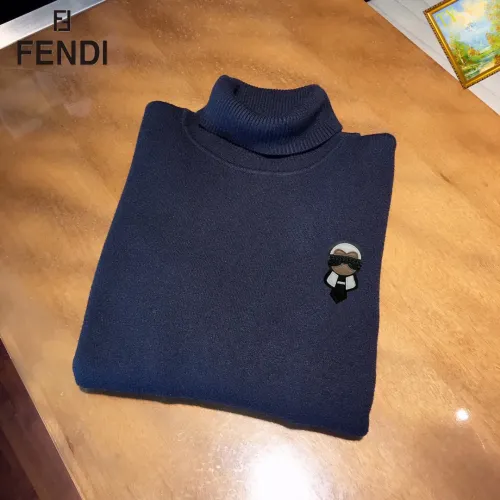 Replica Fendi Sweaters Long Sleeved For Men #1395050 $48.00 USD for Wholesale