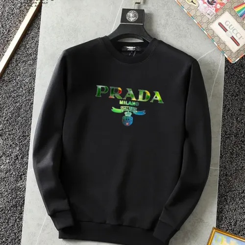 Prada Hoodies Long Sleeved For Men #1395102 $40.00 USD, Wholesale Replica Prada Hoodies