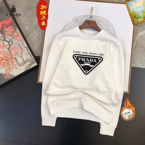 Prada Hoodies Long Sleeved For Men #1395157 $45.00 USD, Wholesale Replica Prada Hoodies
