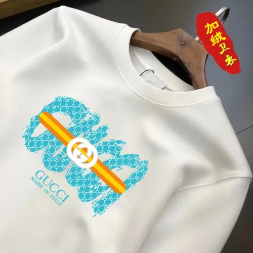 Replica Gucci Hoodies Long Sleeved For Men #1395165 $45.00 USD for Wholesale