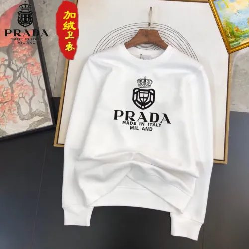 Prada Hoodies Long Sleeved For Men #1395175 $45.00 USD, Wholesale Replica Prada Hoodies