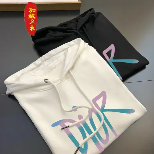 Replica Christian Dior Hoodies Long Sleeved For Men #1395206 $45.00 USD for Wholesale