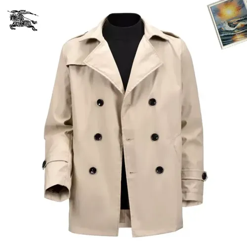 Burberry Trench Coat Long Sleeved For Men #1395345 $88.00 USD, Wholesale Replica Burberry Trench Coat