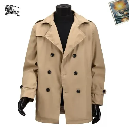 Burberry Trench Coat Long Sleeved For Men #1395346 $88.00 USD, Wholesale Replica Burberry Trench Coat