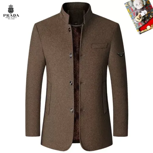 Prada Coats Long Sleeved For Men #1395437 $80.00 USD, Wholesale Replica Prada Coats