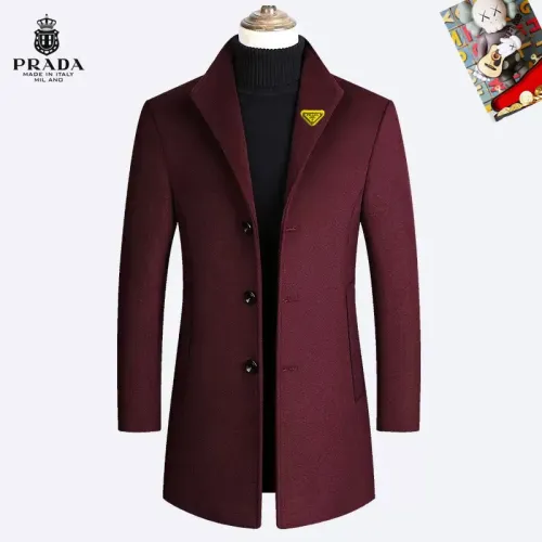 Prada Coats Long Sleeved For Men #1395475 $80.00 USD, Wholesale Replica Prada Coats