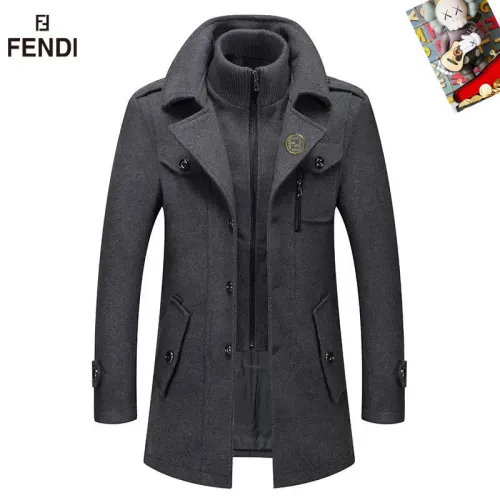 Fendi Coats Long Sleeved For Men #1395497 $80.00 USD, Wholesale Replica Fendi Coats