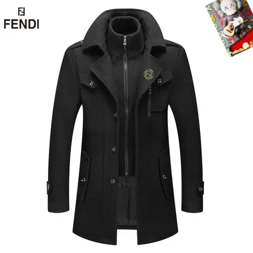 Fendi Coats Long Sleeved For Men #1395498 $80.00 USD, Wholesale Replica Fendi Coats