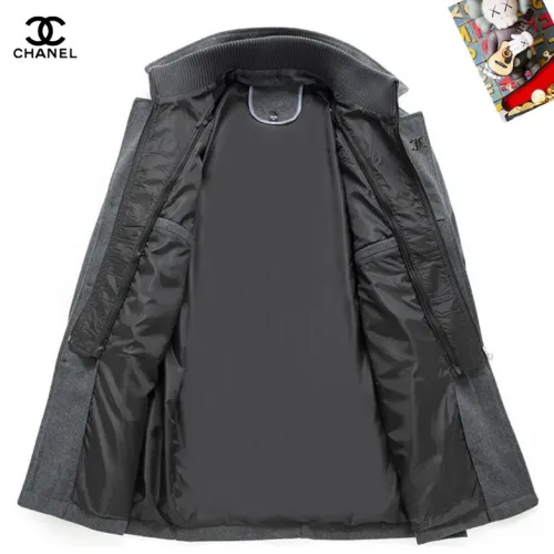 Replica Chanel Coats Long Sleeved For Men #1395500 $80.00 USD for Wholesale